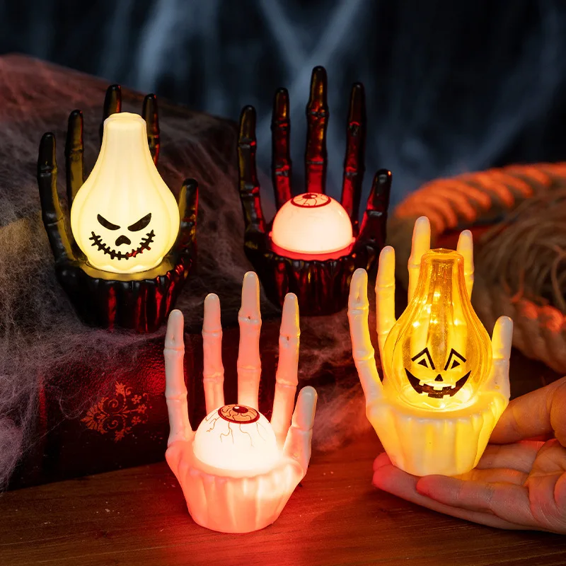 Halloween Pumpkin Decor Led - Cadılar Bayramı LED Hayalet Eli Şeklinde