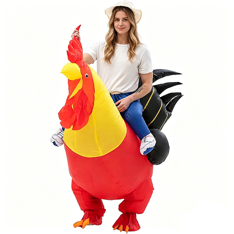 Halloween Costume Adult - Cadılar Bayramı için Komik Horoz Şeklinde