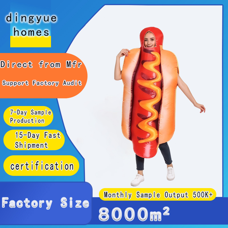 Halloween Costume Adult - Yetişkinler için Sosisli Sandviç Kostümü, Komik