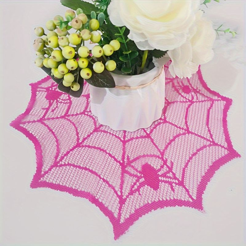 VIKAMA Gül Kırmızısı Dantel Ör - Spider Web Halloween Decoration incelemesi ve fiyatı