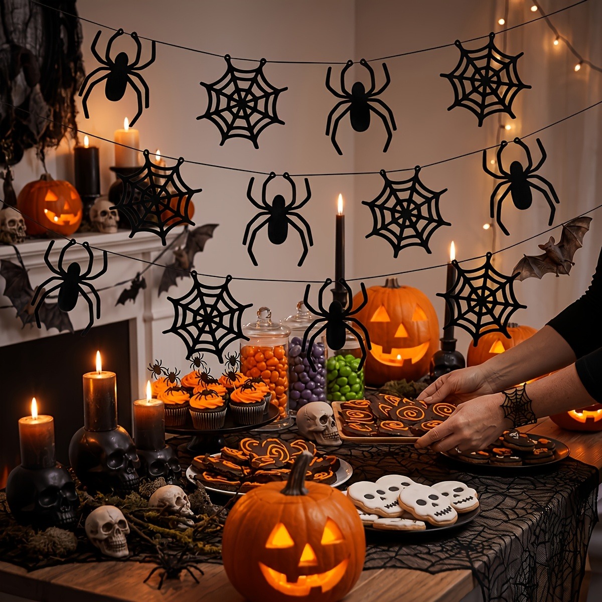 2 adet Cadılar Bayramı örümcek - Spider Web Halloween Decoration incelemesi ve fiyatı
