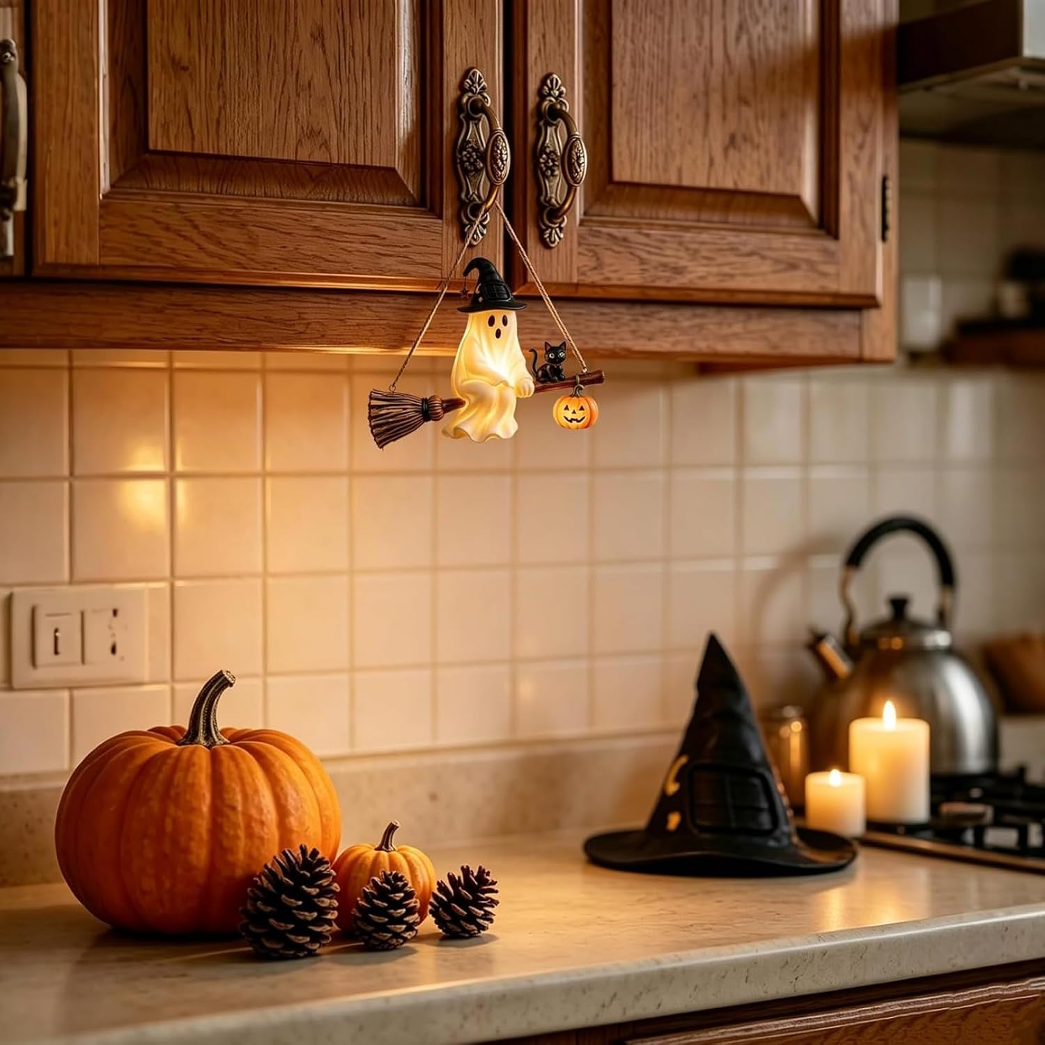 Güneş Enerjili Hayalet Avize C - Pumpkin Lantern Halloween incelemesi ve fiyatı