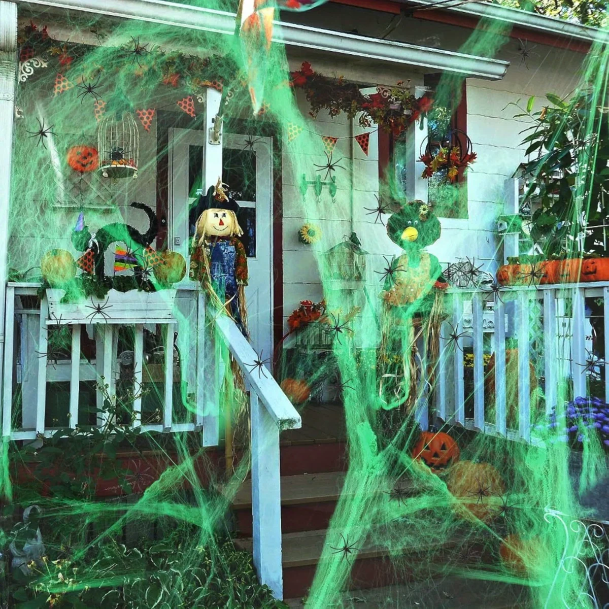 1-20 adet Cadılar Bayramı deko - Spider Web Halloween Decoration incelemesi ve fiyatı